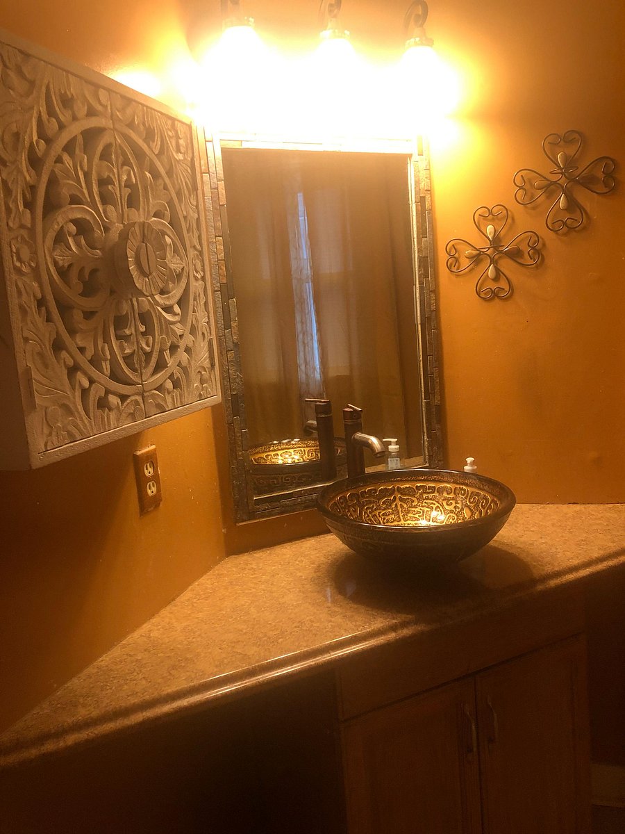 Private, beautiful full bath in bedroom 1