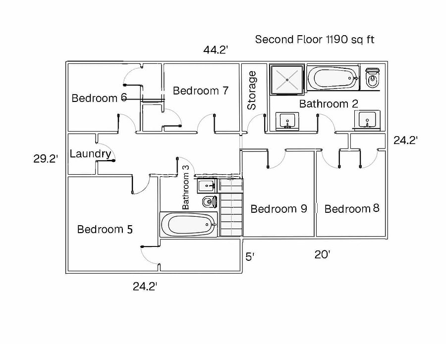 2nd Level Floorplan