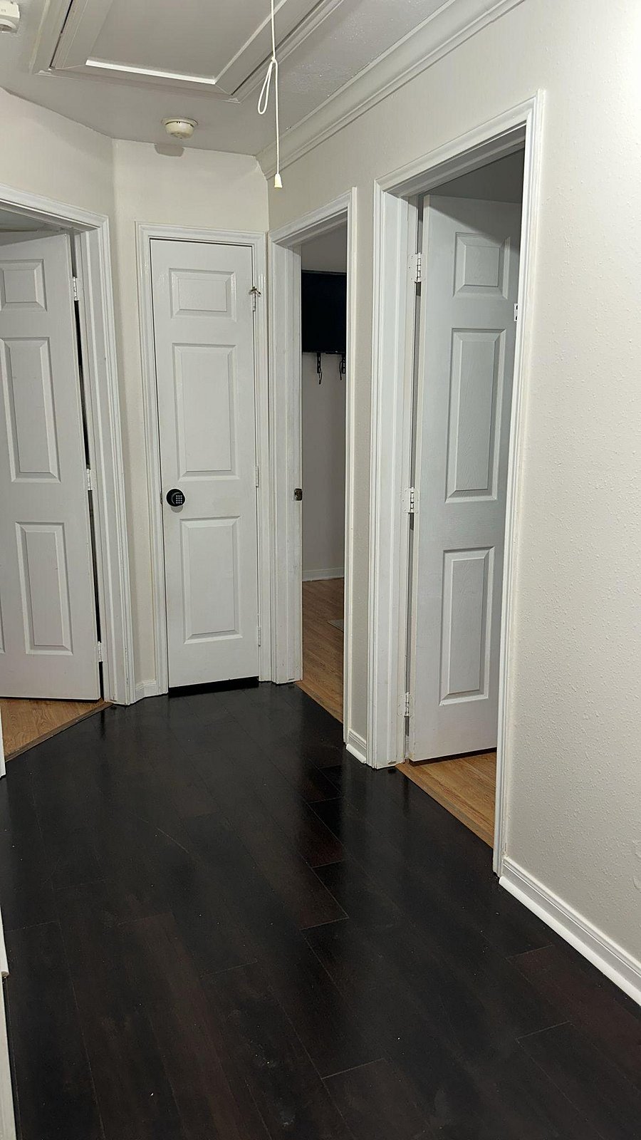 Upstairs hallway and bedroom d