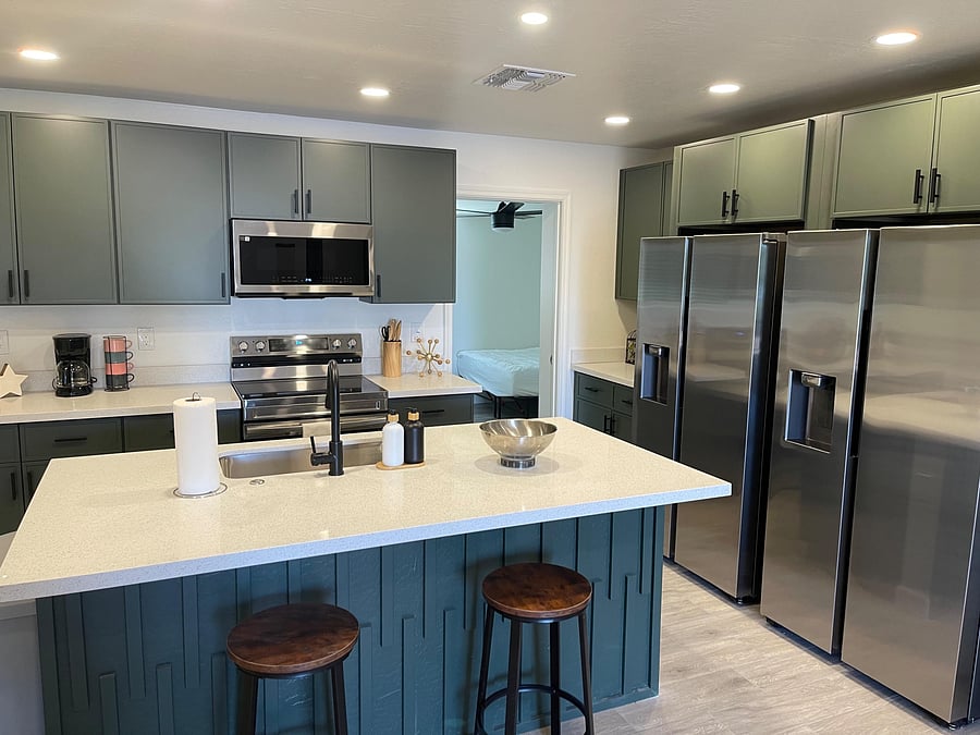 Kitchen and bar seating