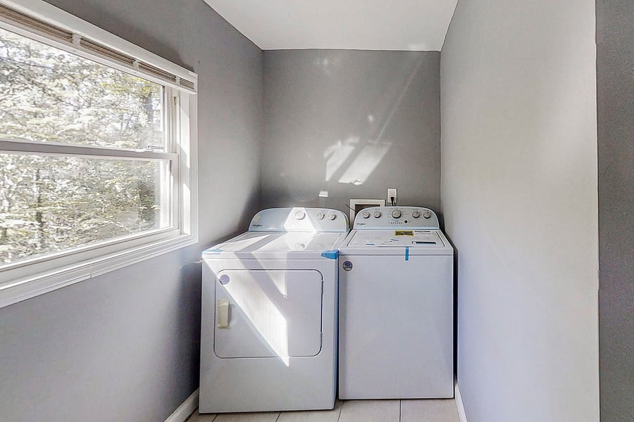 Laundry is on the second floor