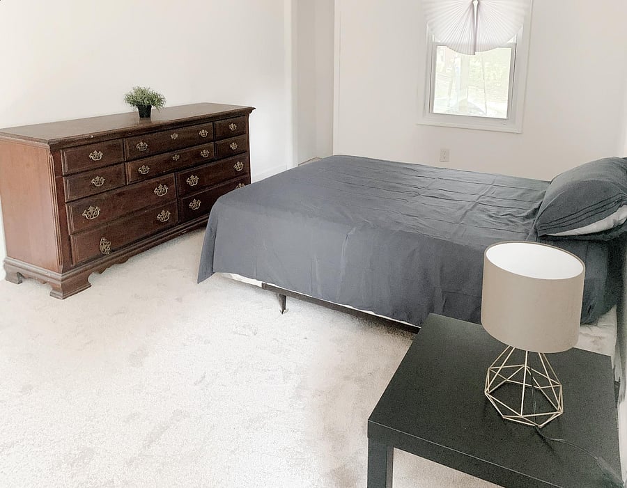 End of hall bedroom.