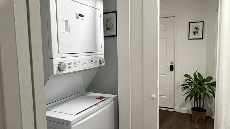 Laundry room and cleaning closet