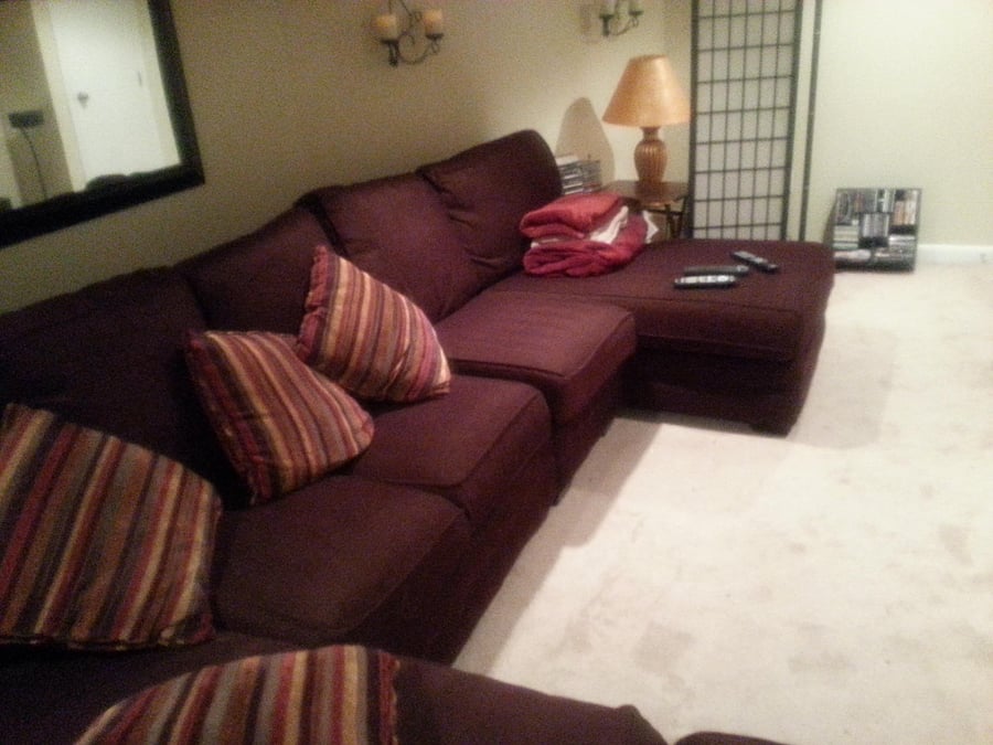 Basement living area