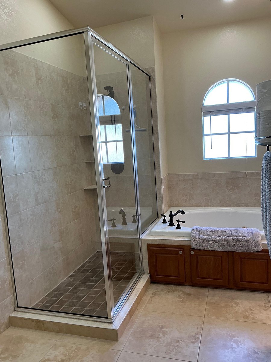 Shower and Large Tub