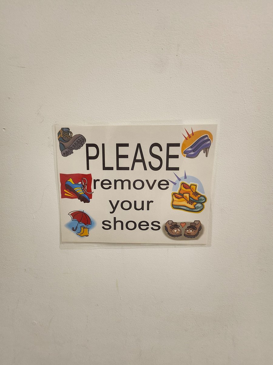 We are a shoe-free household