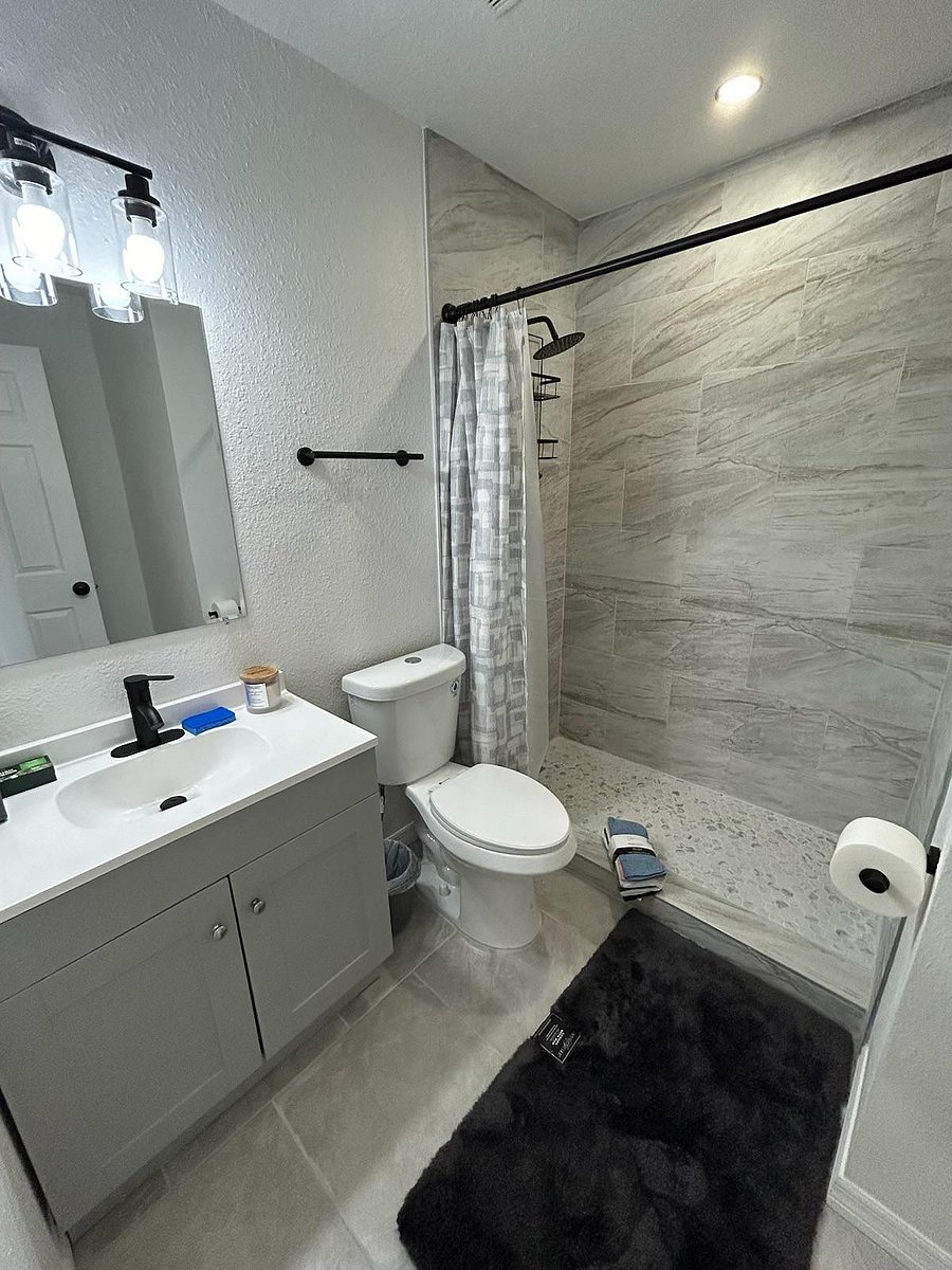 Hallway bathroom