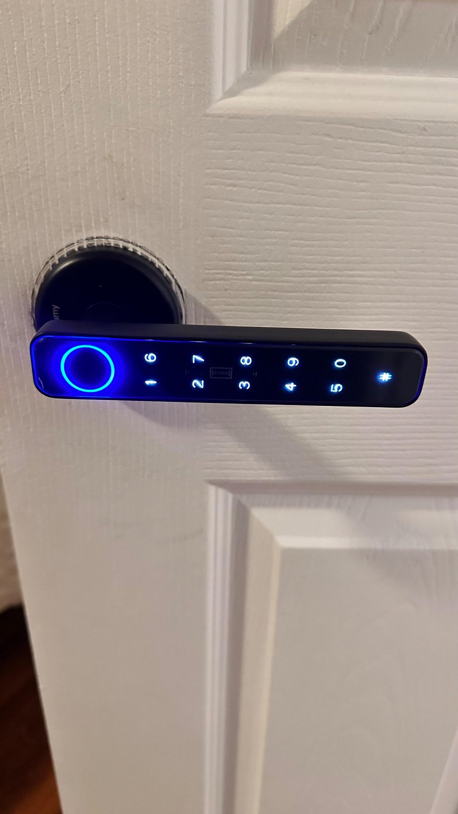 Electronic lock door in all rooms