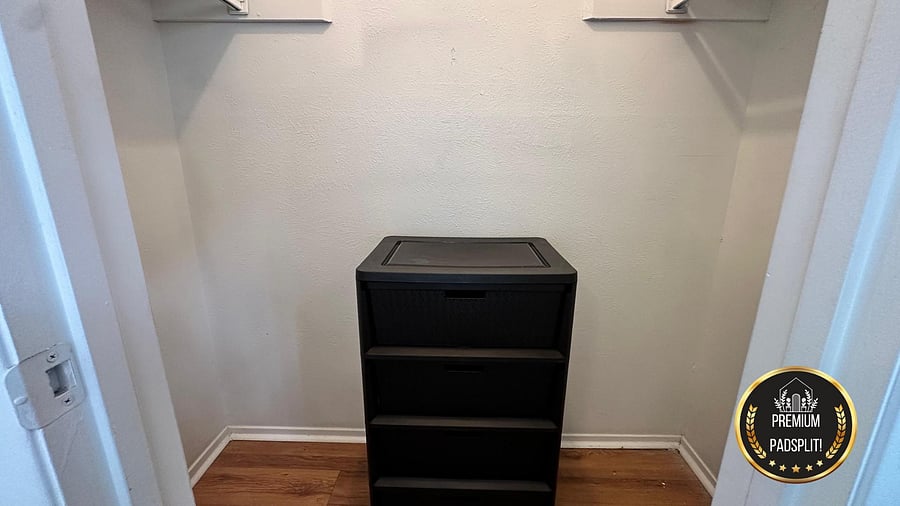Plenty of space for your belongings