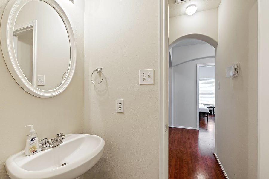 Beautiful half bathroom!