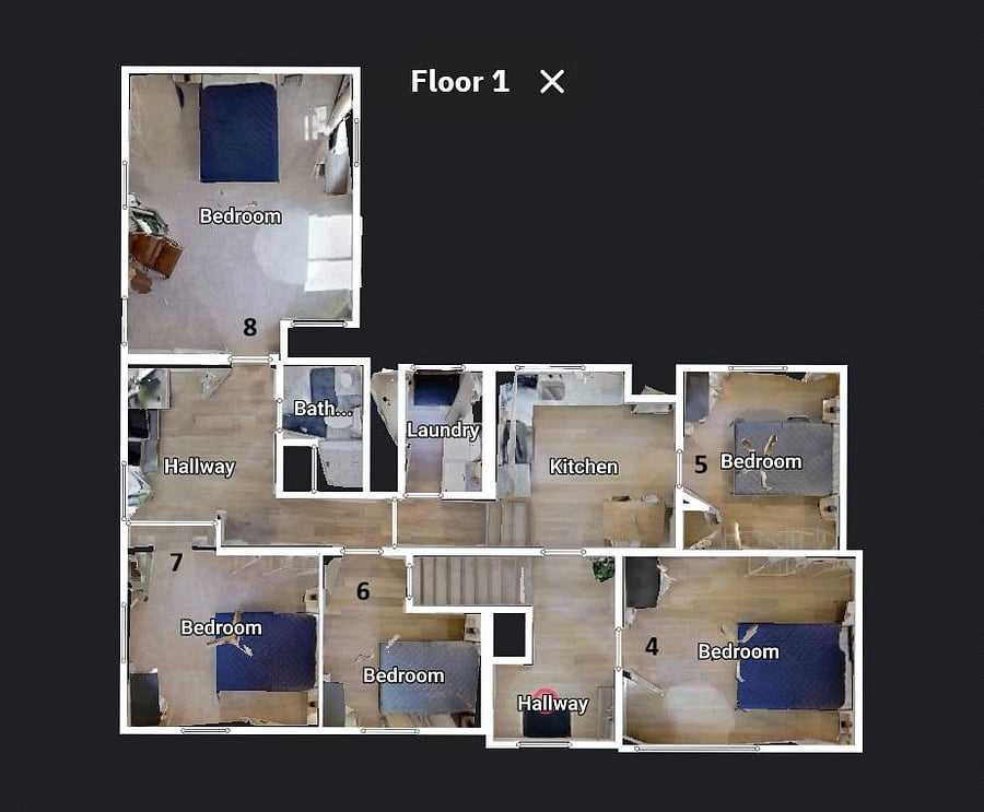 Floor 1 layout