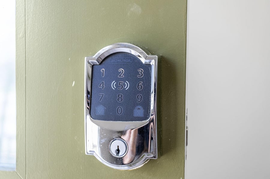 Each member uses own code for the house doors