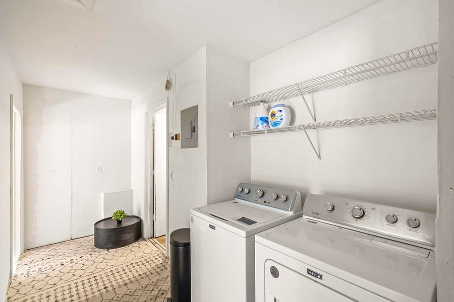 Laundry area