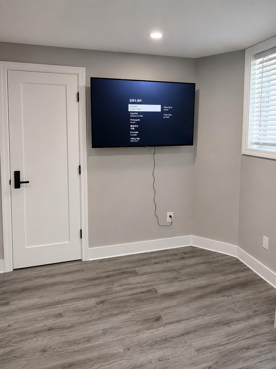 New TV Installed