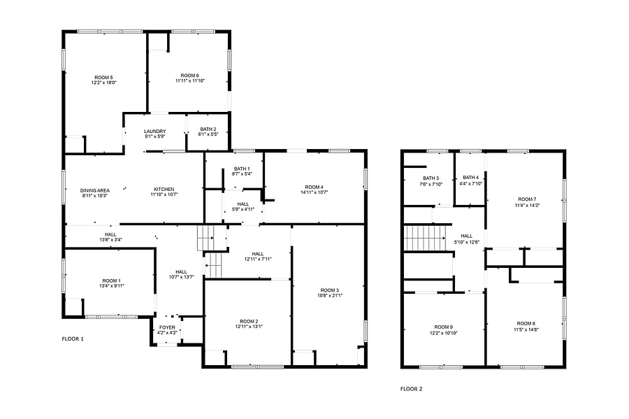 Bedroom dimensions !