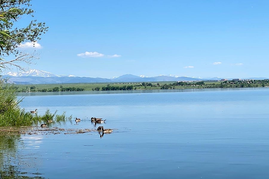 Standley Lake is 5.5 miles away.  You can rent canoes and paddleboards, there's also fishing and picnic tables. $10 day pass