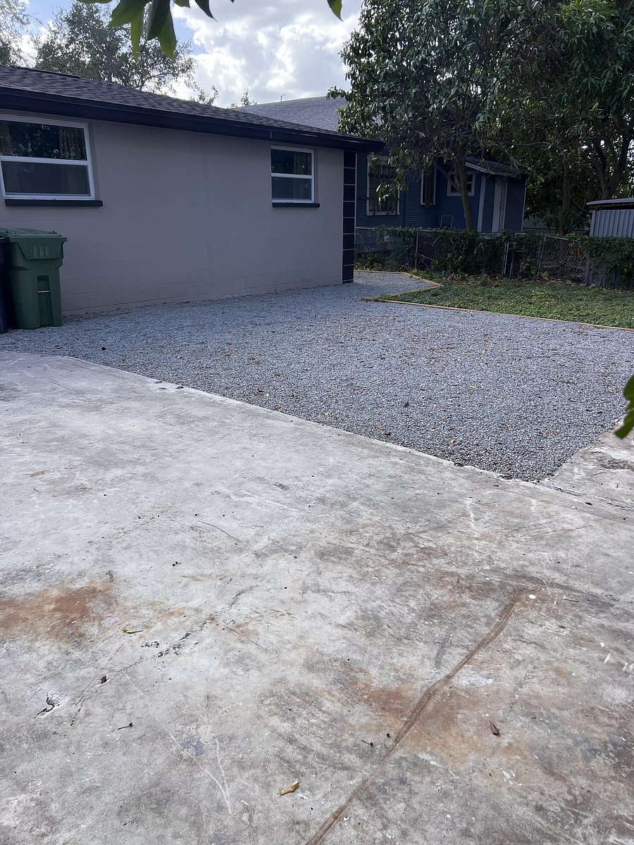 parking lot in back of property