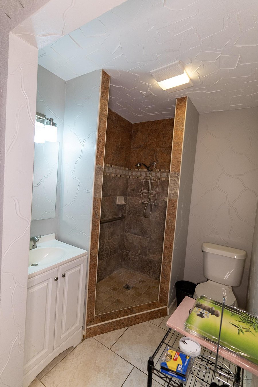 Master Bedroom Bathroom and modern shower