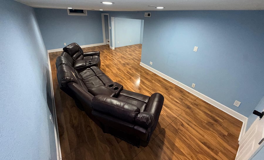 Basement leaving room