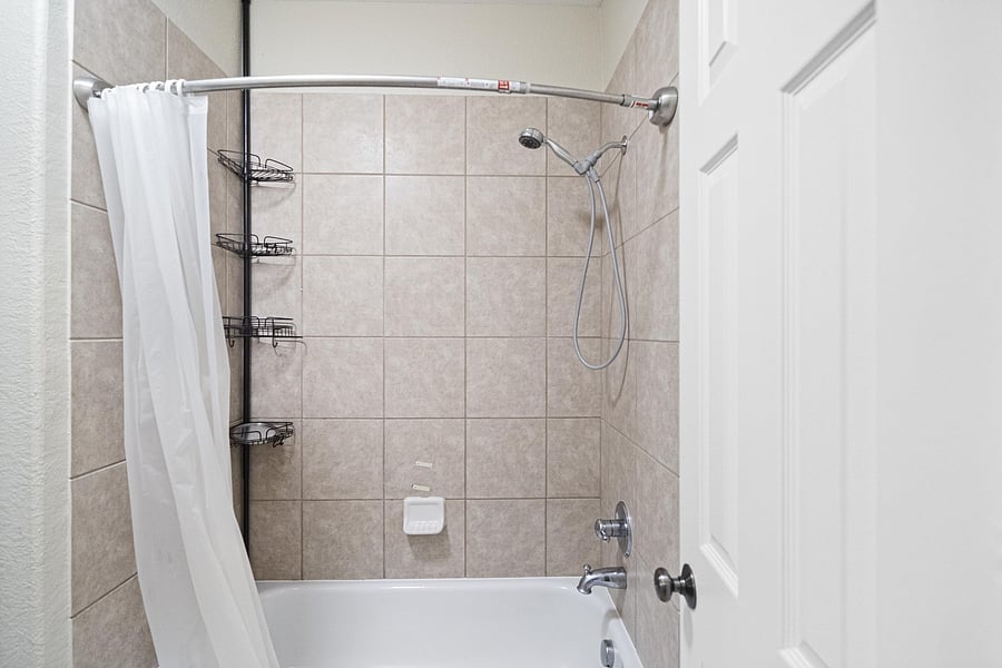 Shared Shower/Toilet room for 
Jack & Jill Bathroom