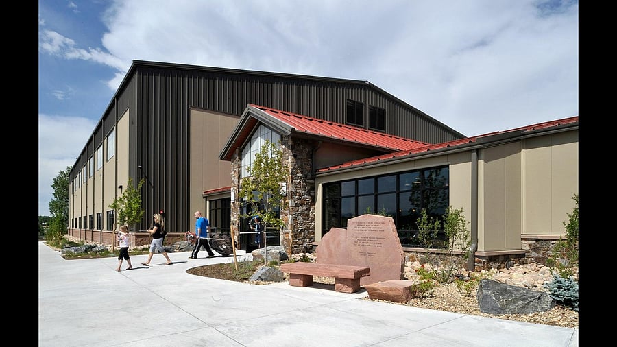 The Apex Fieldhouse is a massive indoor sports and fitness center, ten minutes walking or a five minute drive from the home.