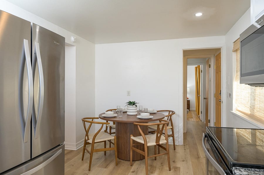 Main floor breakfast nook/dining table for 4!