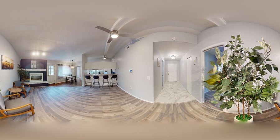 360* view of entry and common spaces.