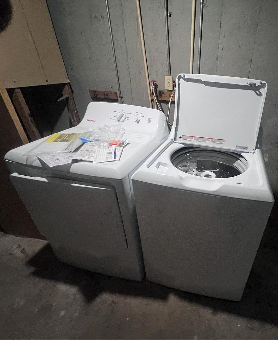 Washer and dryer