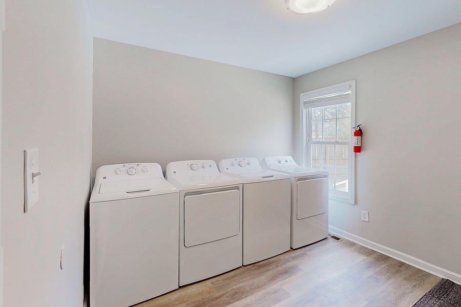 Laundry room.