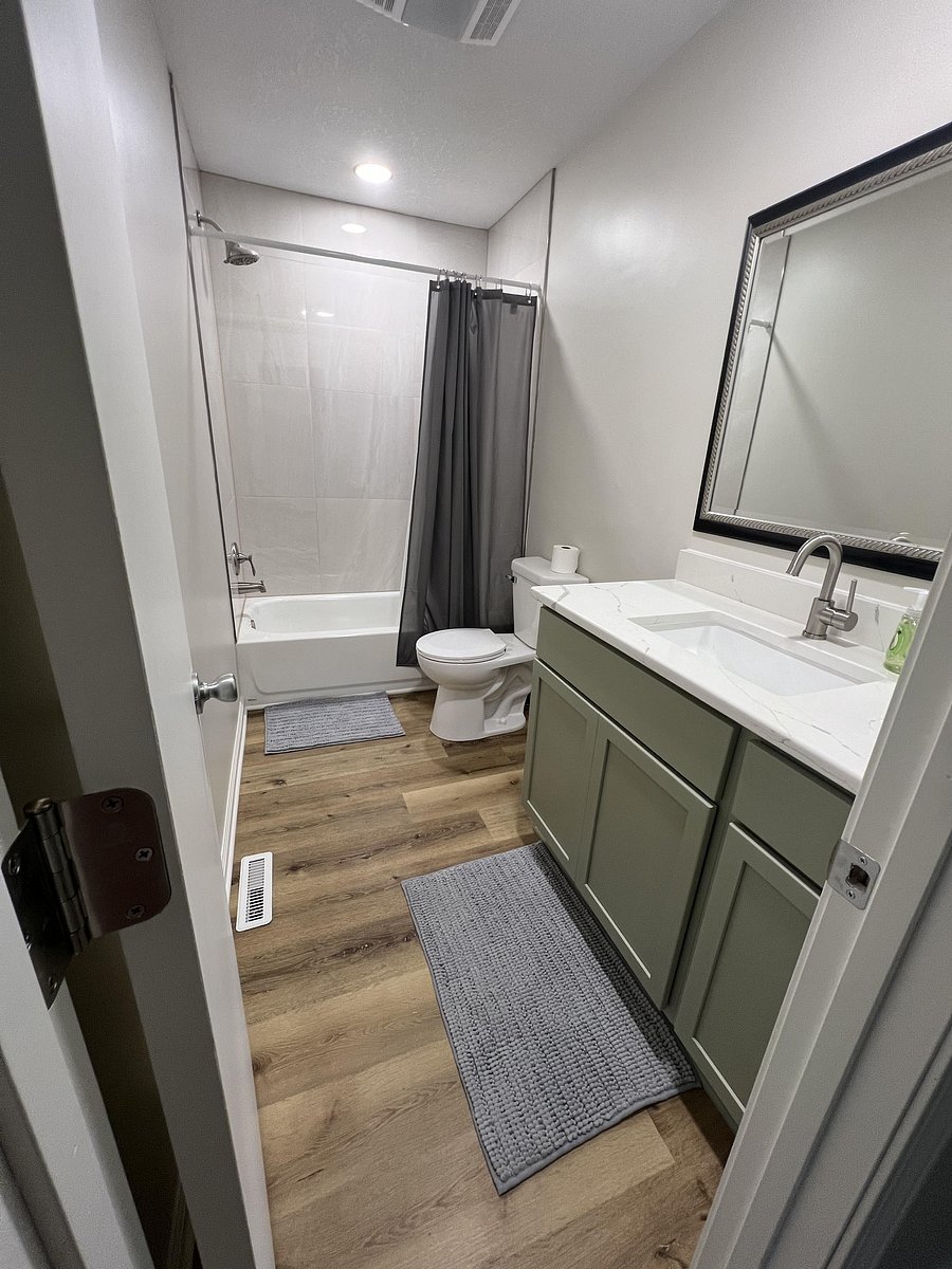 Bathroom by room 2 and kitchen
