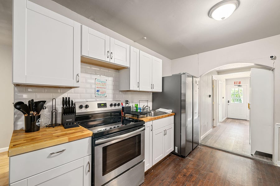 Main kitchen area