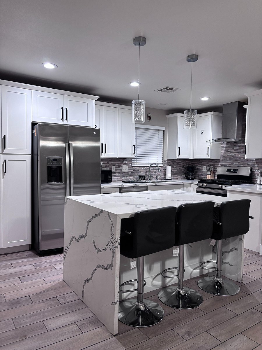 Kitchen island with seating