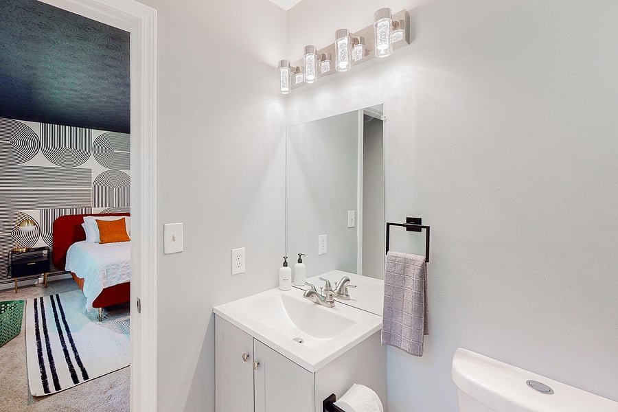 Private Bathroom attached to Room #1 located on the main level(1st Floor)