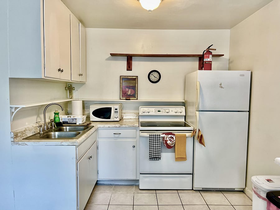 2nd floor kitchen. exclusively for rooms #10 + #11