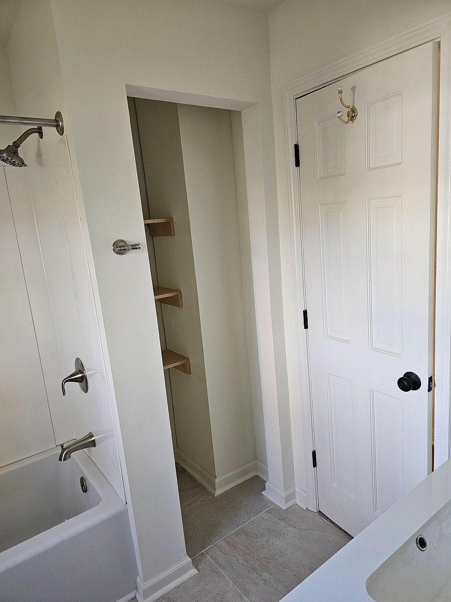 Shared hall bath
