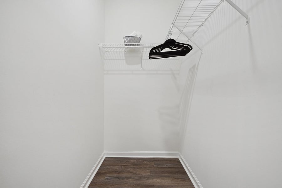 Large Walk-in Closet for All Your Storage Needs