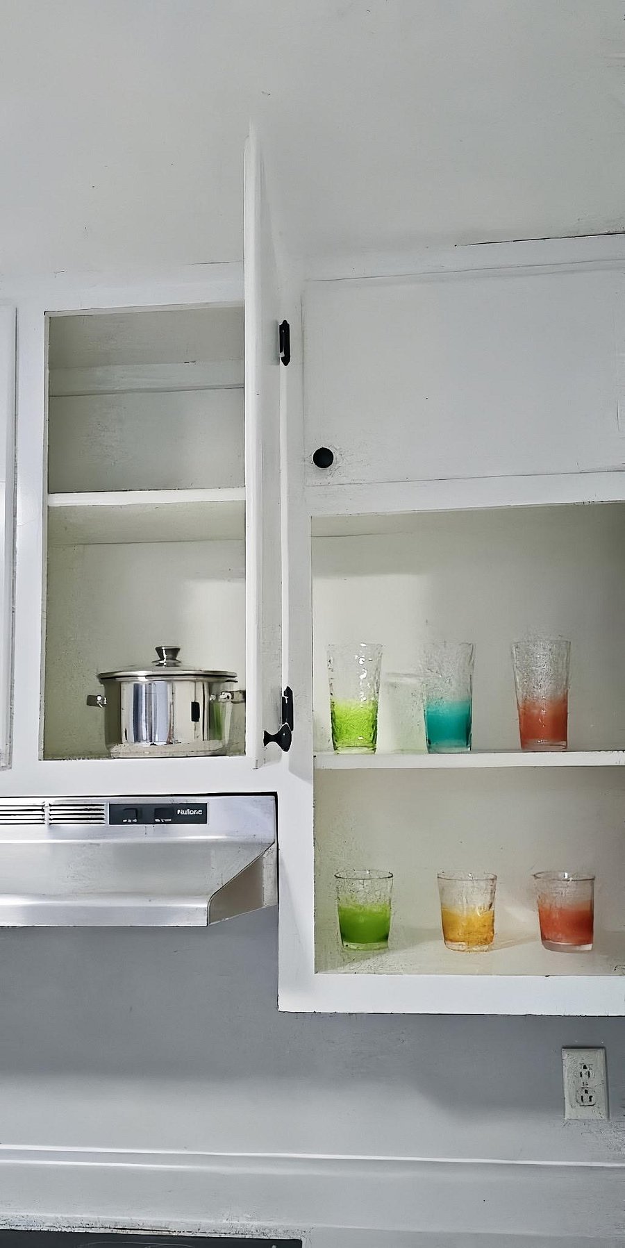 pot and glasses for residents to use