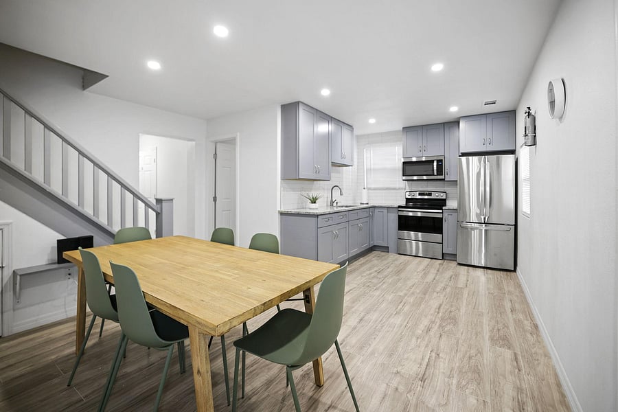 Dining Room Overlooking Kitchen