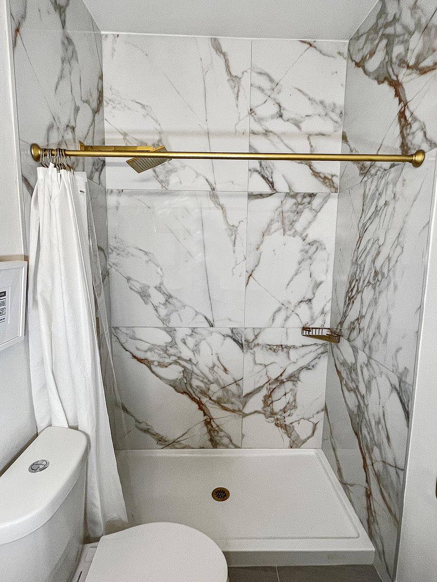 Gold Accent Bathroom Angle 2