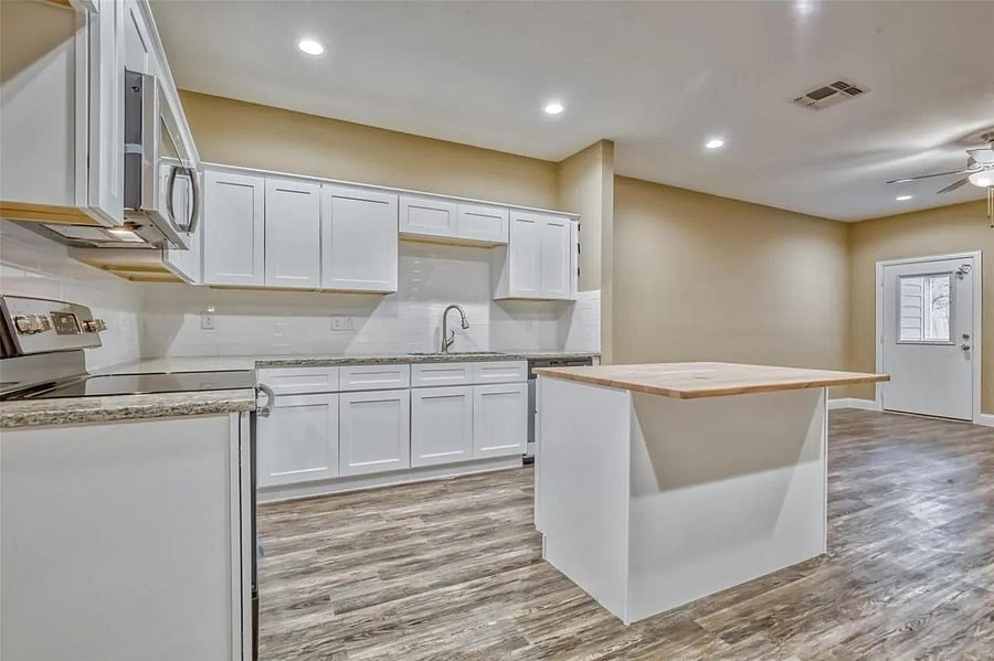 Kitchen Island with Cabinet Space