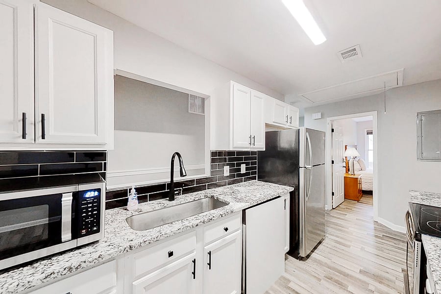 Upstairs kitchen