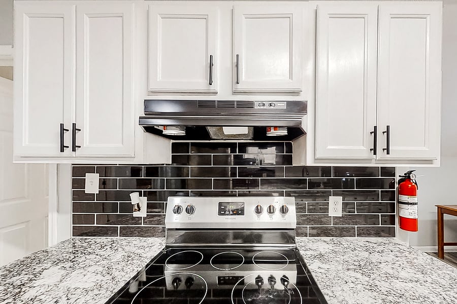 Upstairs kitchen