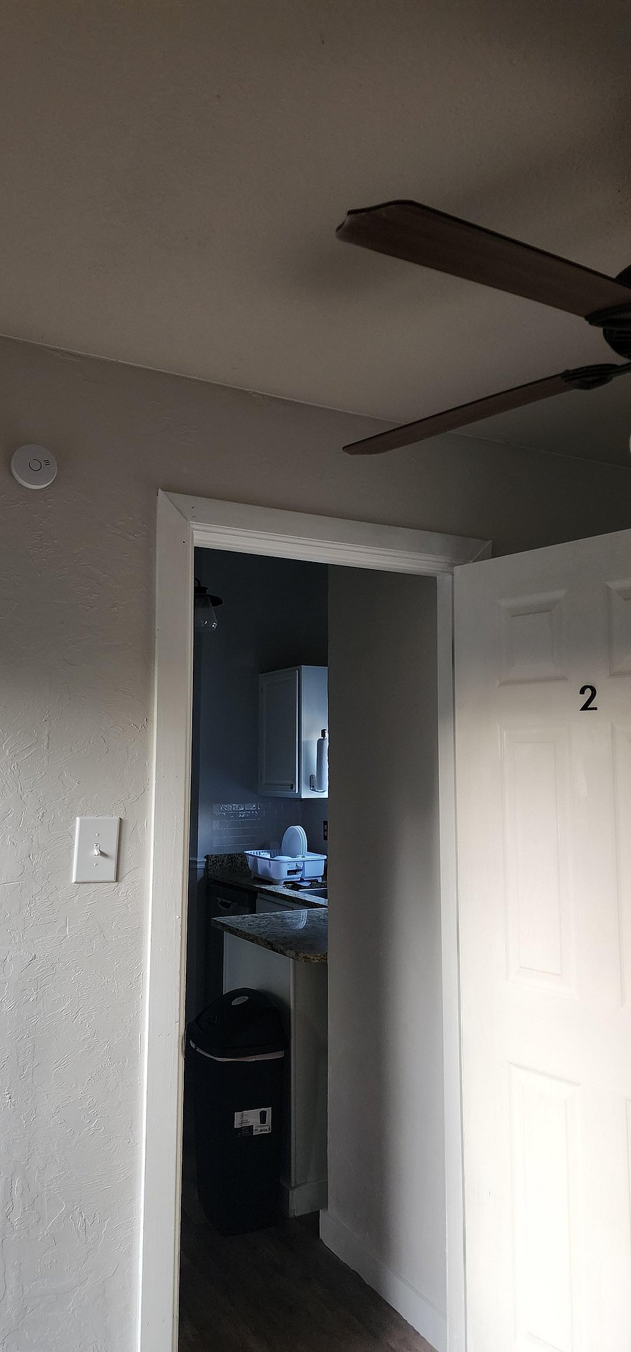 Entrance of the room