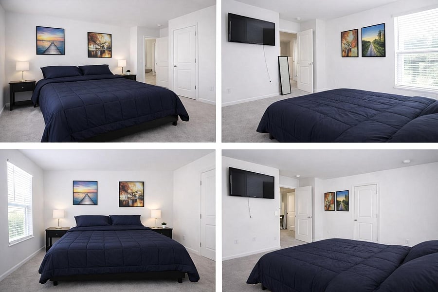  Brand NEW mattresses (never used)  Brand NEW comforter sets (fresh & clean feel)  Fully furnished, move-in ready rooms 