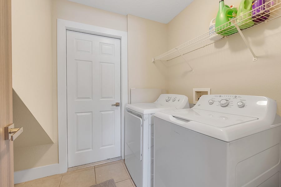 In-Home Laundry Room - Washer and Dryer Available for Residents