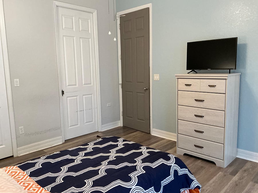 T.V. And dresser