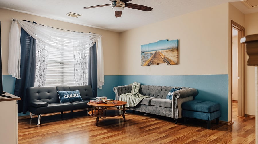 Game room on the second floor
