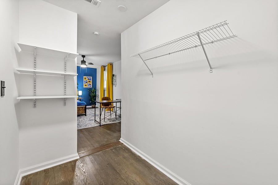 Room #7 with walk in closet