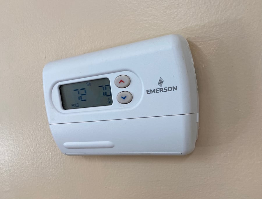 Unit has it's own HVAC unit and the resident controls the system. 