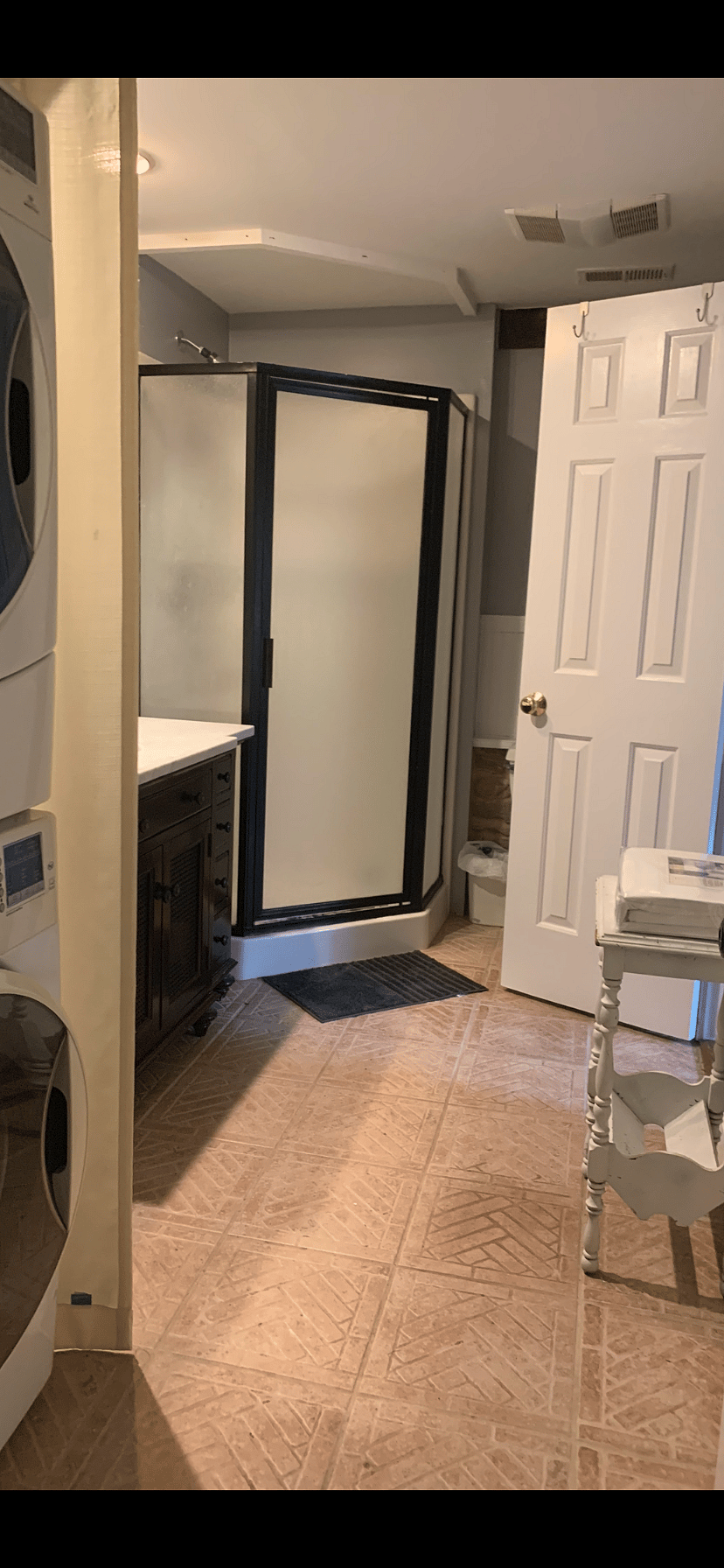 Bathroom with walk in shower